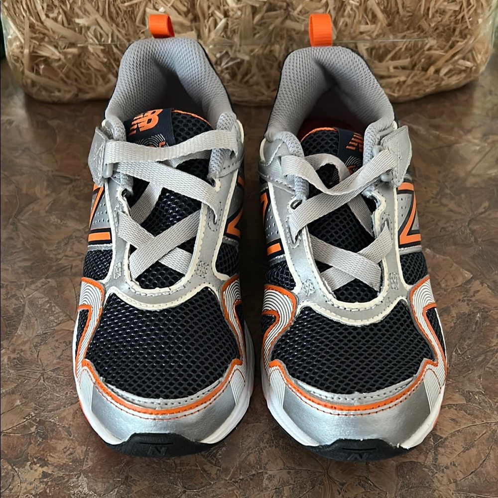 New Balance Kids' Blue and Orange 695 Sneakers
